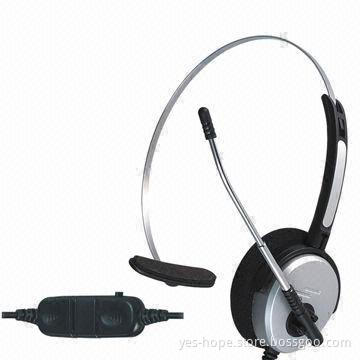 Phone Headset with 300Hz Resonance Frequency and 10mW Maximum Input Power